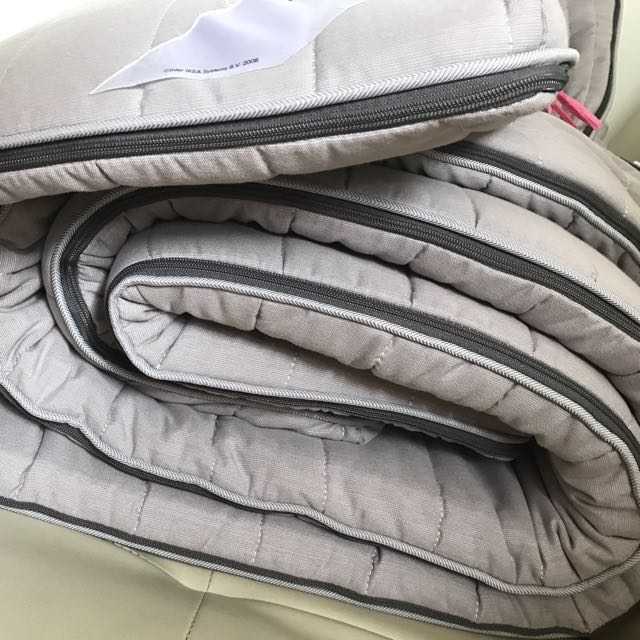 Foam Queen Mattress Topper IKEA Sultan Tarsta, Furniture & Home