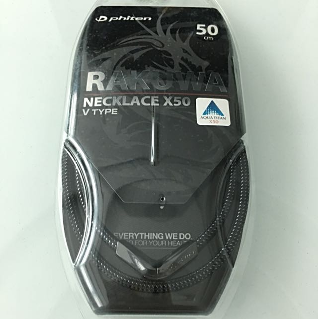 Phiten Rakuwa Necklace X50 V Type Sports Equipment Exercise