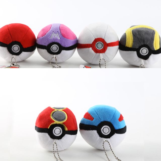 Pokemon Pocket Monster Pokeball Plush Plushie Soft Toy Great