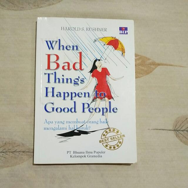 When Bad Things Happen To Good People Harold S Kushner Buku