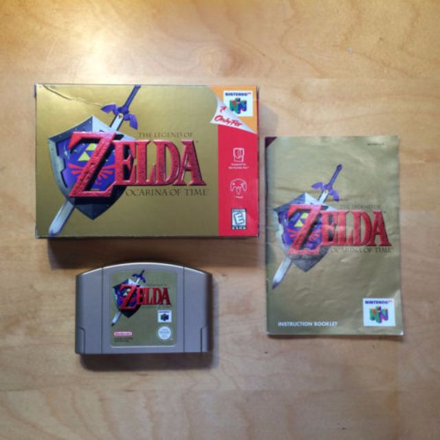 ocarina of time n64 box