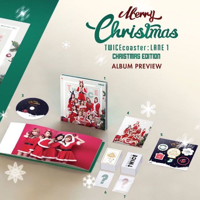 Po Twicecoaster Lane 1 Christmas Edition Hobbies Toys Memorabilia Collectibles K Wave On Carousell