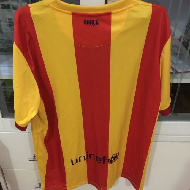 Barcelona FC Jersey, Men's Fashion, Tops & Sets, Swim Top & Rash Guards