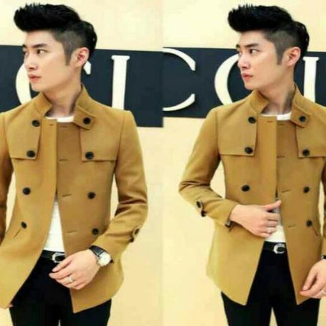 Blazer Pria Fashion Style Korea Warna Coksu Blazer Cowok Model