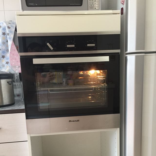 Reduced) Brandt Built In Oven With Ikea Cabinet, Tv & Home Appliances,  Kitchen Appliances, Other Kitchen Appliances On Carousell