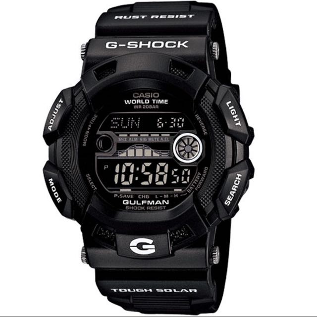 G shock gulfman deals solar