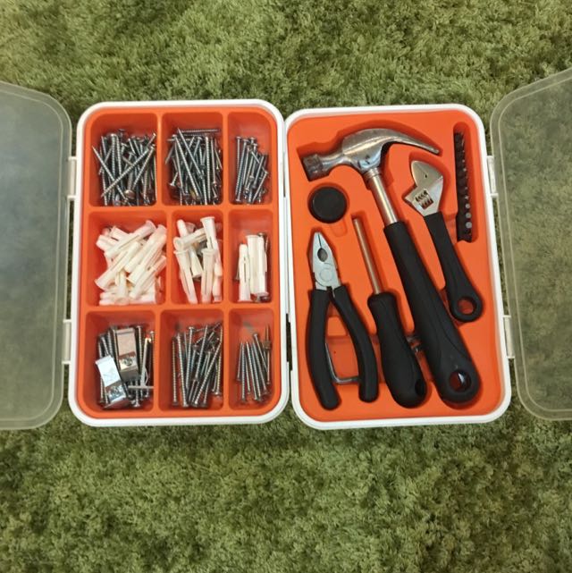 Cute IKEA Tool Box Complete Set, Furniture & Home Living, Home
