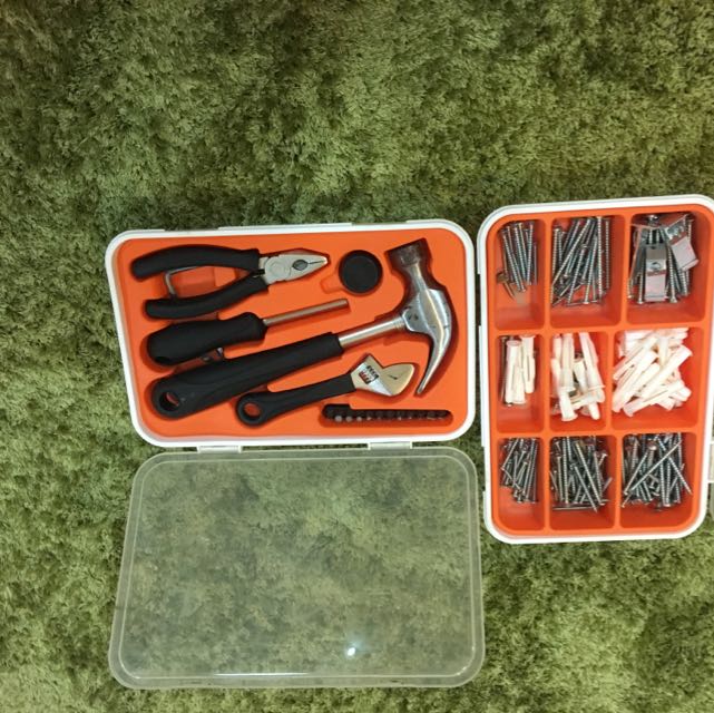 Cute IKEA Tool Box Complete Set, Furniture & Home Living, Home