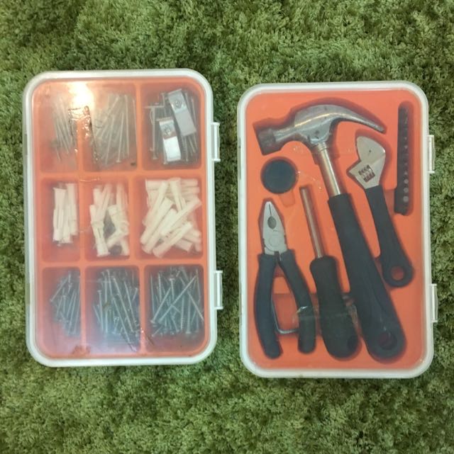 Cute IKEA Tool Box Complete Set, Furniture & Home Living, Home