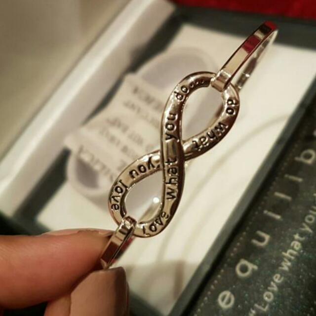 Equilibrium Infinity Bangle Bracelet Women s Fashion Jewelry on