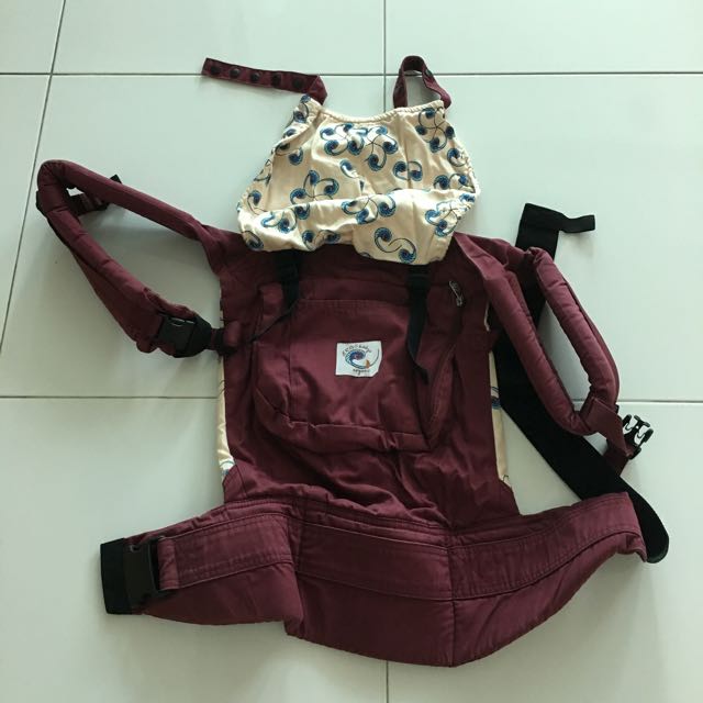 Ergobaby Organic Carrier Cranberry Nautilus