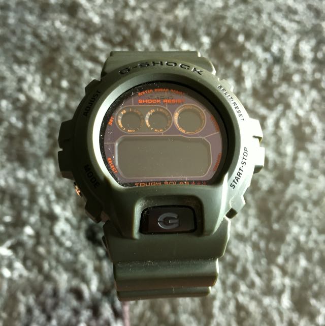g shock dark green