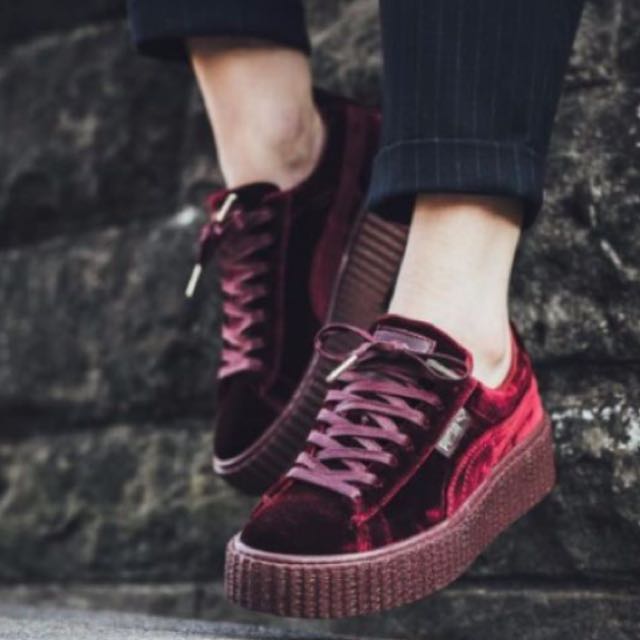 INSTOCK RED PUMA FENTY SIZE38.5 UK5.5