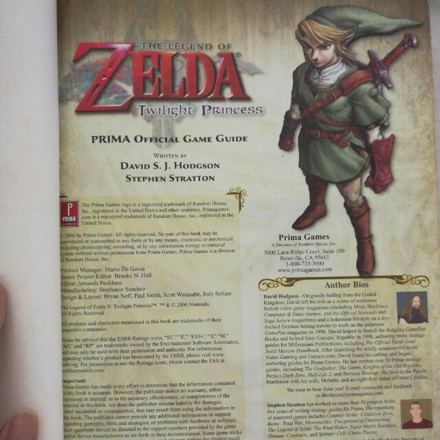 Legend Of Zelda Twilight Princess Official Prima Guide Collector's Edition,  Video Gaming, Video Game Consoles, Others on Carousell