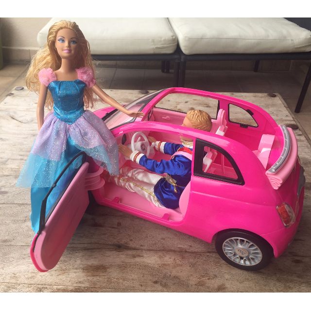 barbie fiat and doll