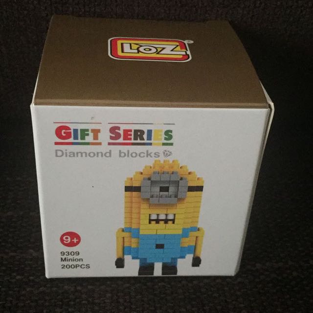 Diamond Blocks Minion Figurine Smurf Figurine And Darth Vader