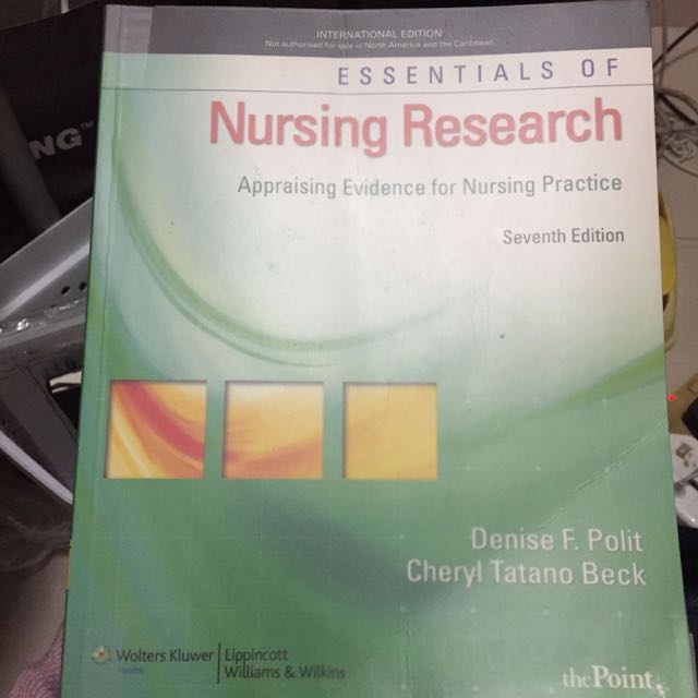Essential Of Nursing Research Appraisal Evidence For Nursing