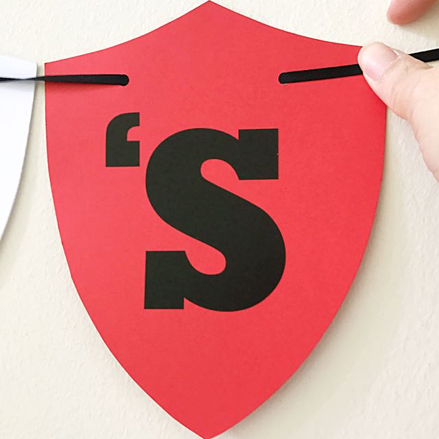 Football Handmade Banner In Man United Theme Design Craft Handmade Craft On Carousell