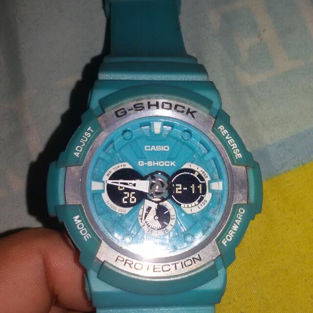 g shock mint green