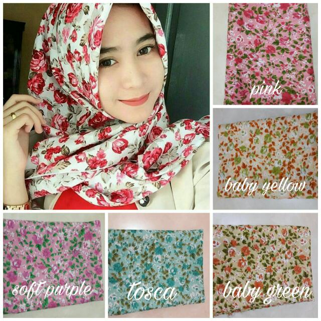 Hijab Jilbab Kerudung Segi Empat Shabby Olshop Fashion