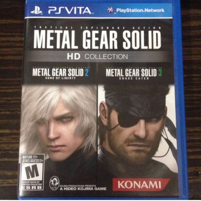 Psv Ps Vita Metal Gear HD 日版美盒, 電子遊戲, 電子遊戲