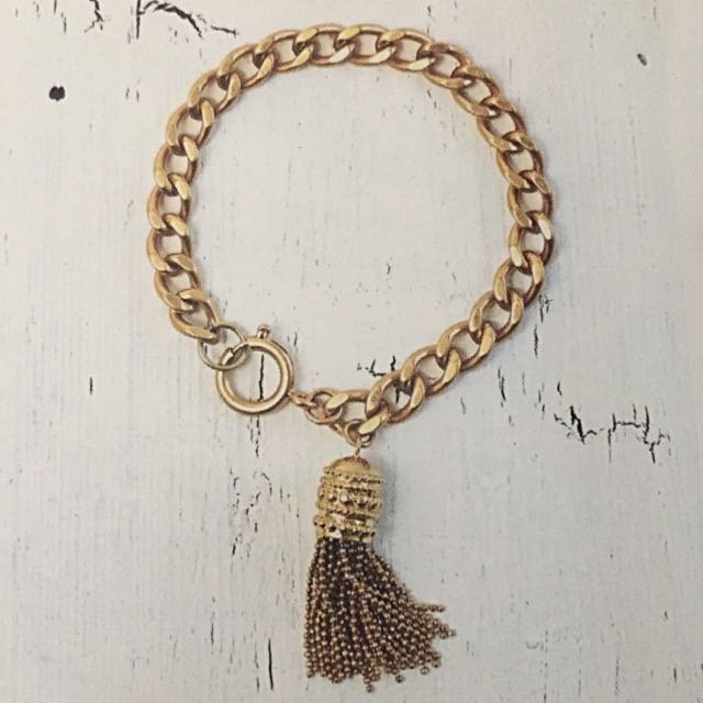 Rachel zoe tassel bracelet top