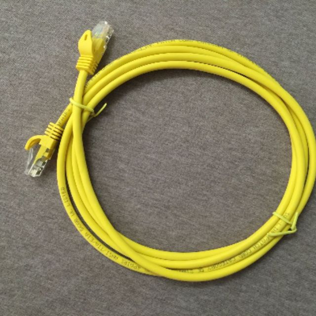 UTP Patch Cord (Category: Cables & Adaptors) located in Bayan Lepas. Submitted by alphabetowl (Listing ID 79949119, Image 2). Description: Type : Cat5e Length : 2.0 meter Colour : Yellow.