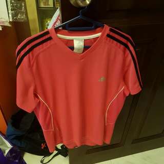 Adidas Pink Sports Shirt - Xl Size.