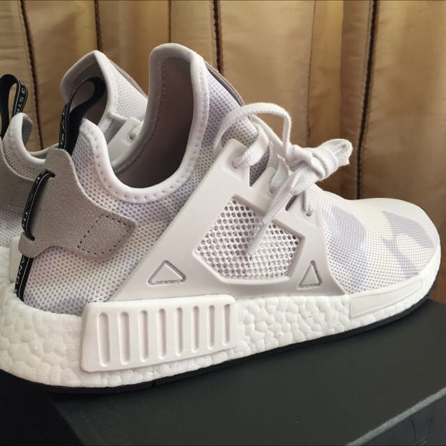 Adidas NMD XR1 Duck Camo (White) Size U.K.9.5, Women's Fashion, Footwear,  Sneakers on Carousell