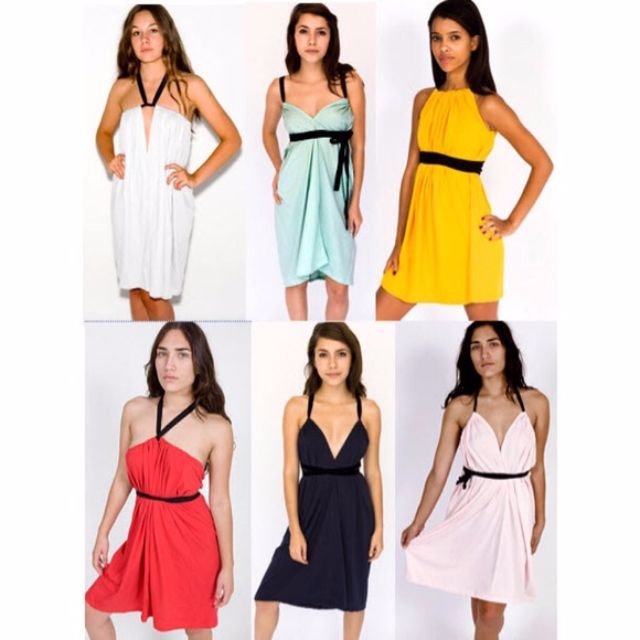 American apparel multi way dress hot sale