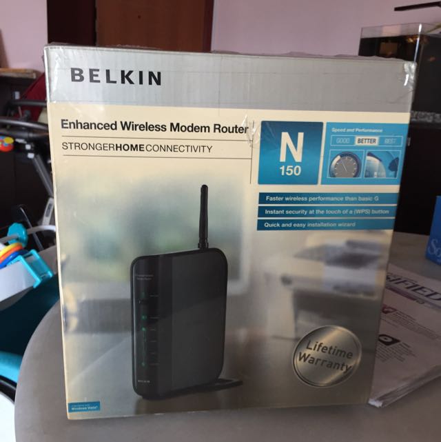 Belkin N150 Adsl Modem Wireless Router Electronics Others