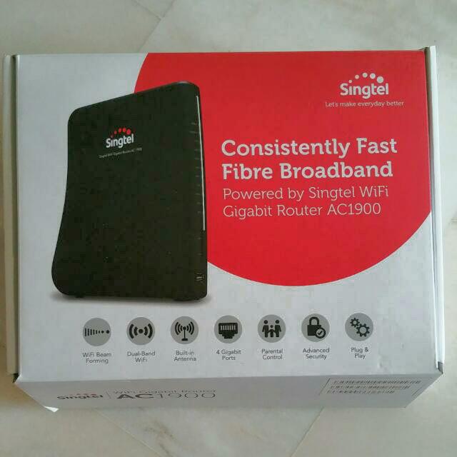 Brand New Arcadyan SingTel WiFi Wireless Gigabit Fast Fibre Broadband ...