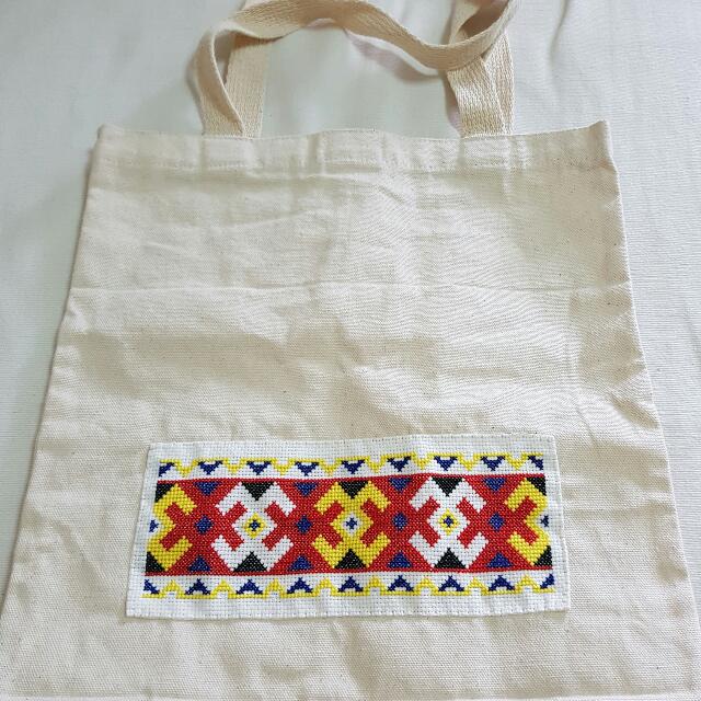 Tote bag cross 2025 stitch