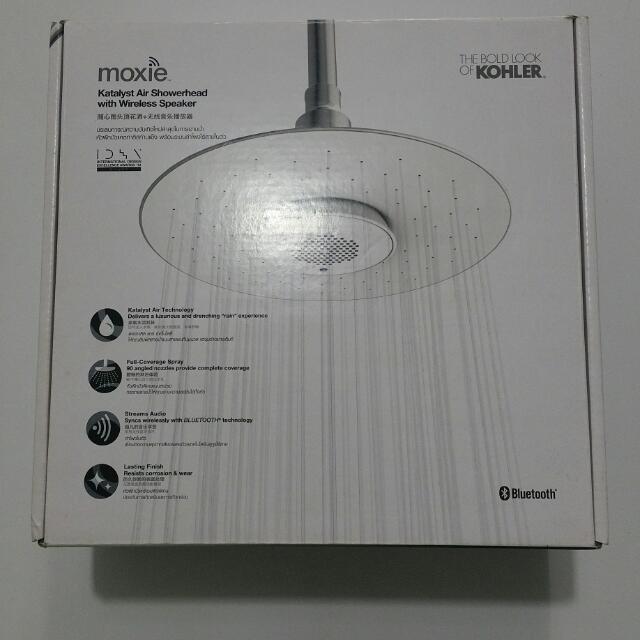 Kohler 8" Shower head + Wireless Speaker, Furniture & Home Living