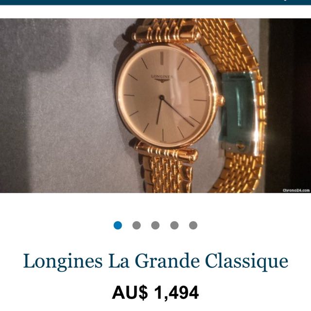 Longines La Grand Classique (Category: Watches) located in Gold Coast. Submitted by soul_sister29 (Listing ID 80111210, Image 2). Description: .