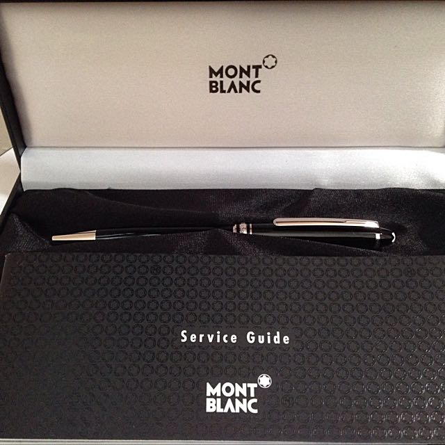 Montblanc platinum finish meisterstuck classique luxury ballpoint pen 164 2025