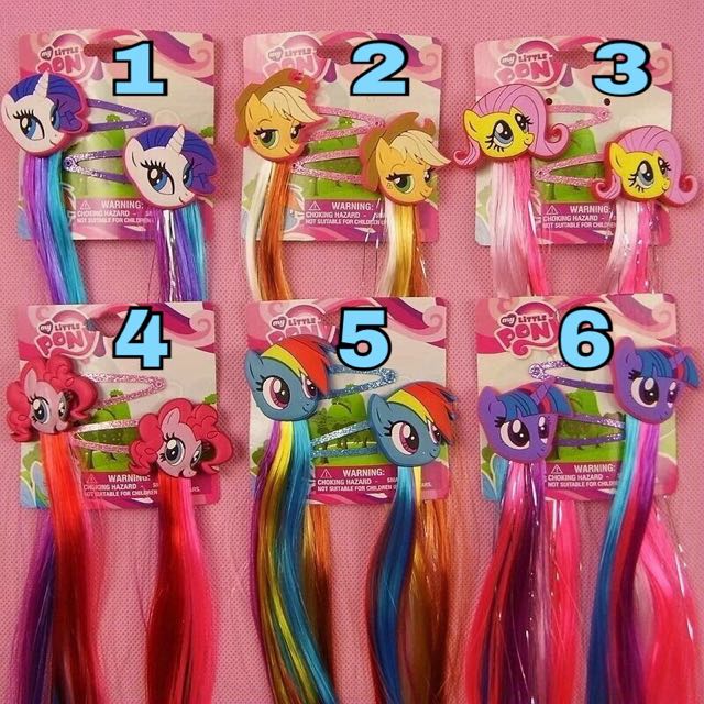 My Little Pony Hair Clip With Hair Extensions Babies Kids