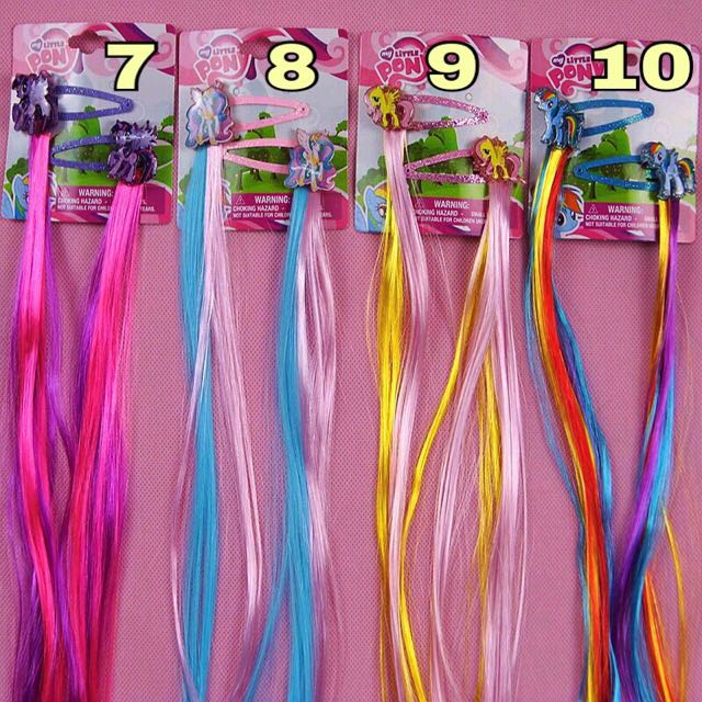 My Little Pony Hair Clip With Hair Extensions Babies Kids On