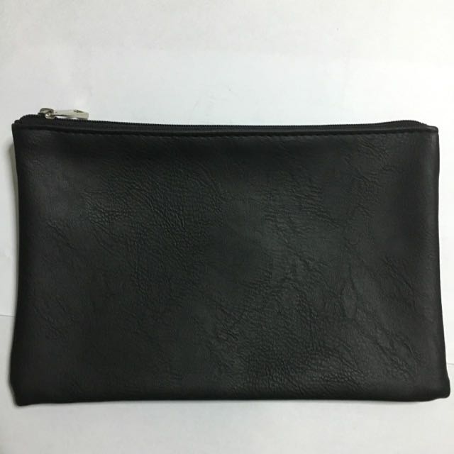 plain black pencil case