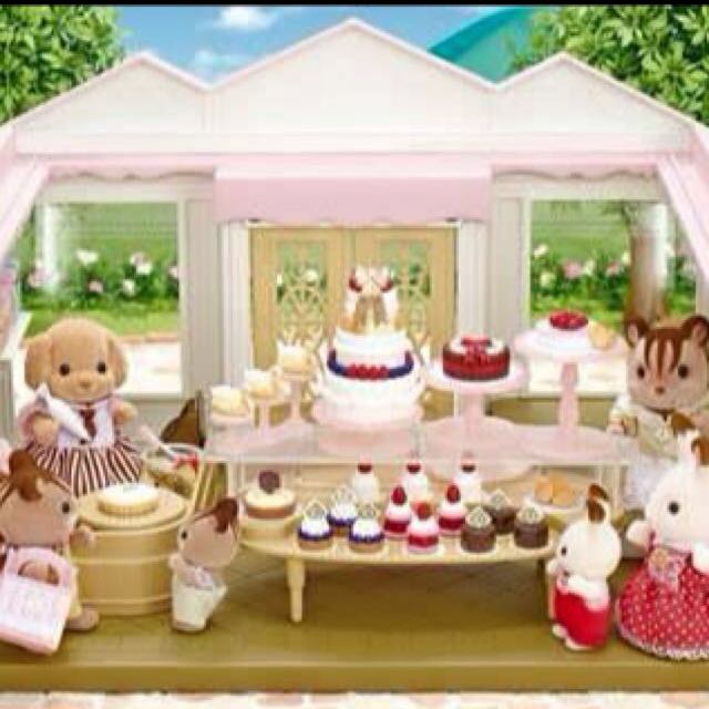 sylvanian families village cake shop