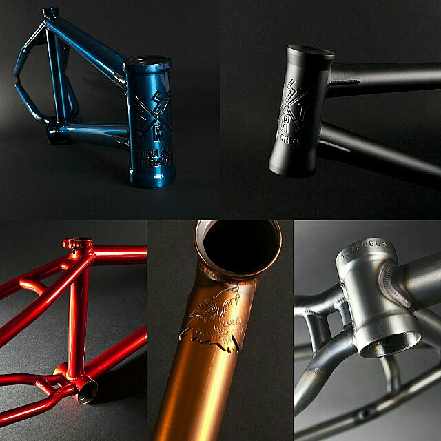 Stress bmx frame