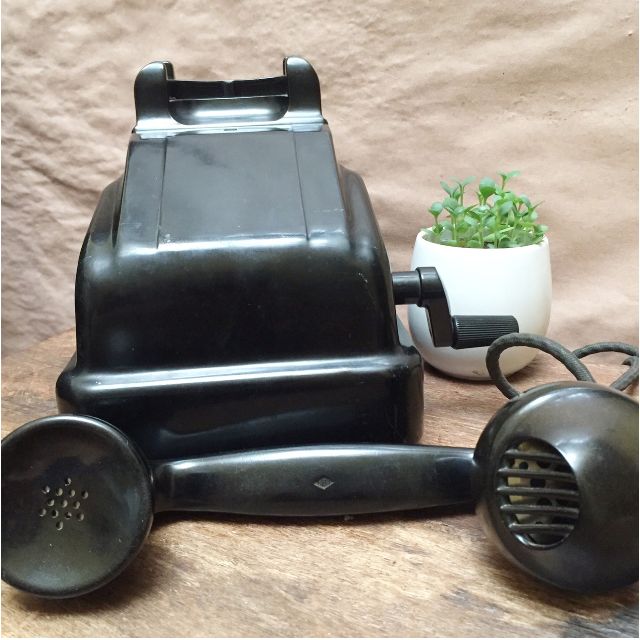 1950s Hand Crank Magneto Direct Line Telephone, Hobbies & Toys ...