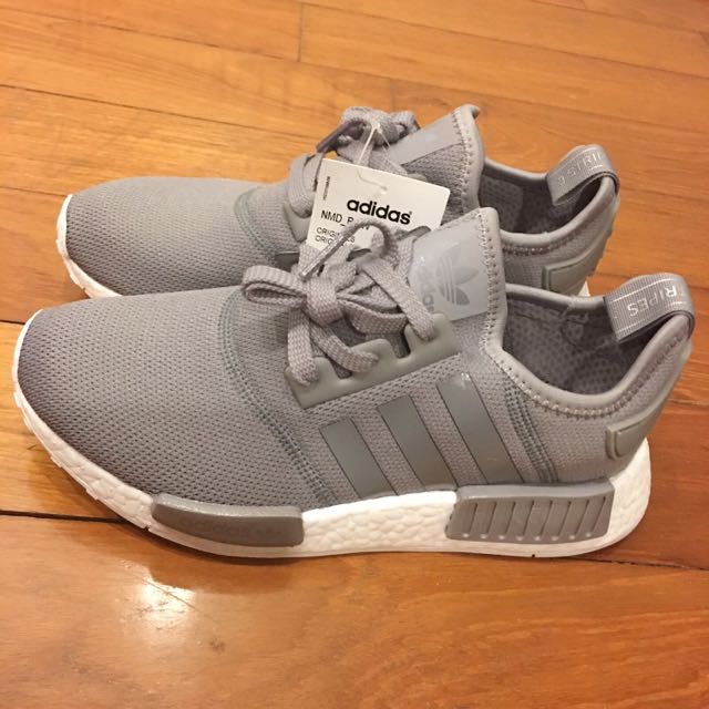 Adidas NMD r1 Grey Woman Women s Fashion Footwear Sneakers on