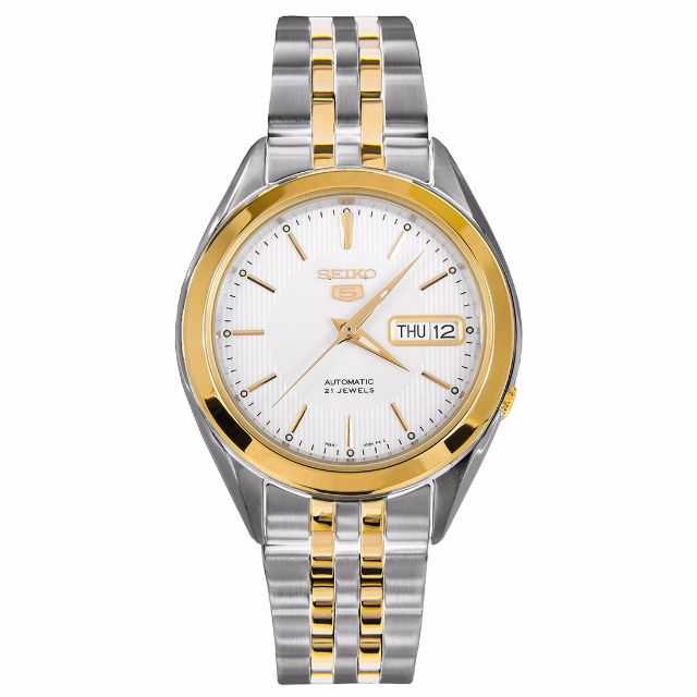 Brand New Seiko 5 Automatic 21 Jewels White Dial 100 Original Two