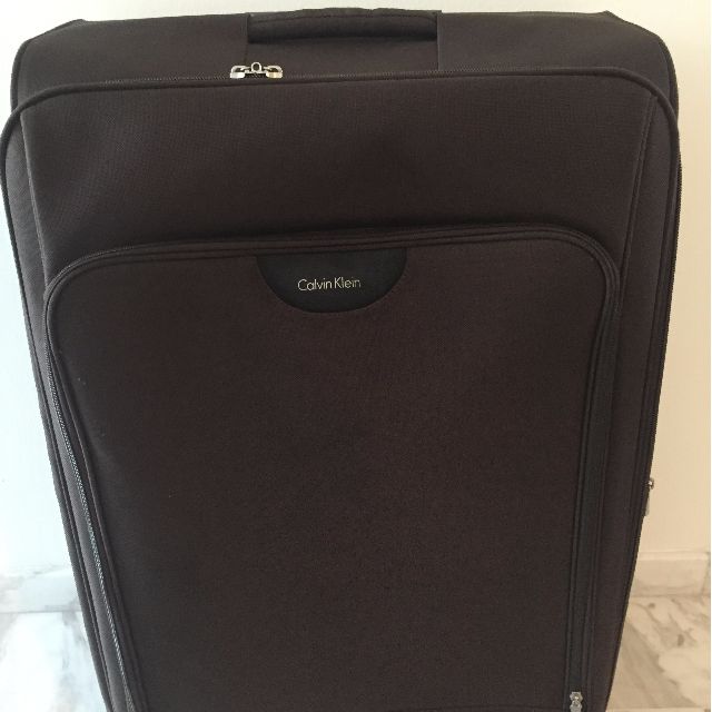 calvin klein large suitcase