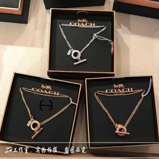 Coach Open Circle Stone Strand Bracelet F54515