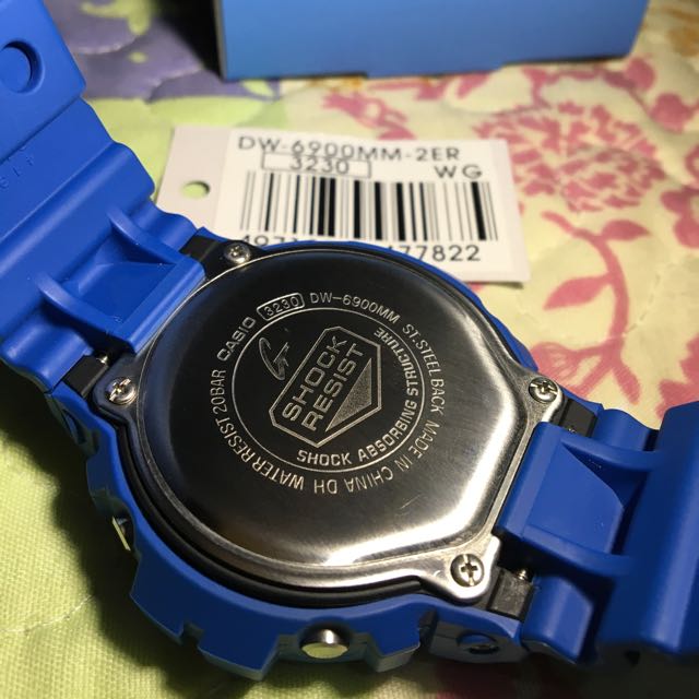 SMURF G SHOCK dw6900 Mm2 Men s Fashion Watches Accessories Watches on Carousell