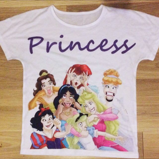 Kawaii Disney Princess Shirt Women S Fashion Clothes On Carousell