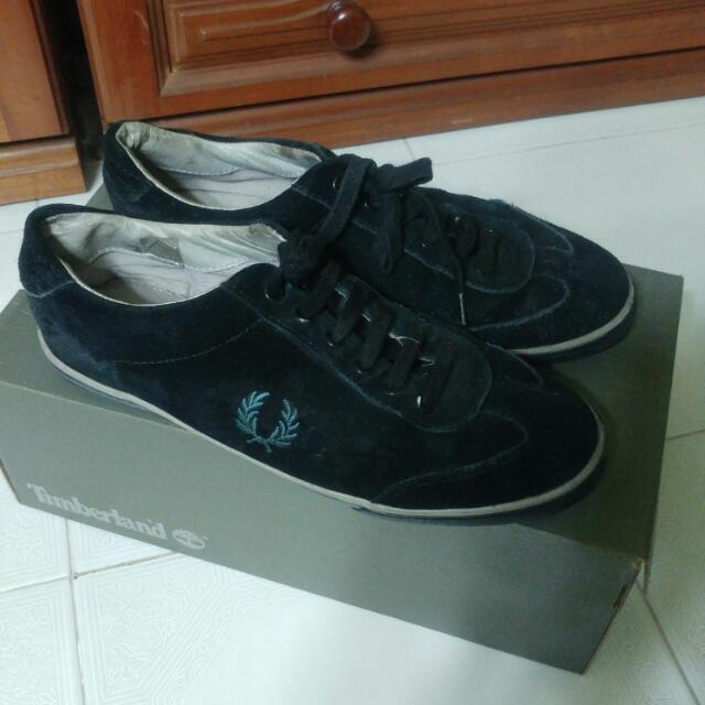 Fred perry sales black shoes