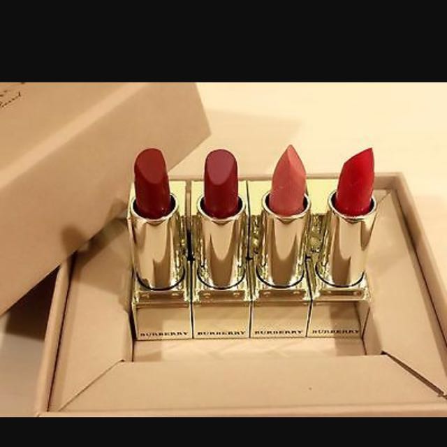 Burberry festive mini lip velvet set outlet
